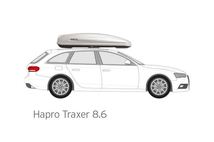 Veeg wenkbrauw voorstel Hapro Traxer 8.6 online kopen? Voordelige dakkoffers | Avao